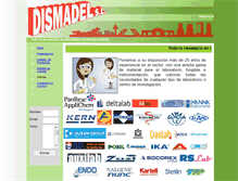 Tablet Screenshot of dismadel.com